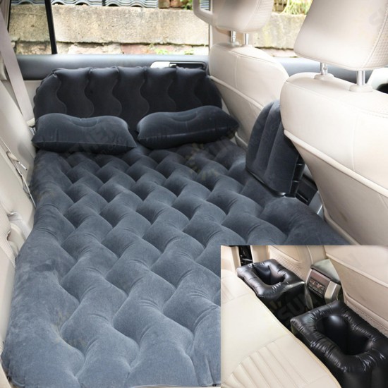 Car Inflatable Mat Outdoor Traveling Air Mattresses Camping Folding Sleeping Bed with Pillows and Pump