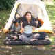 Car Inflatable Mat Outdoor Traveling Air Mattresses Camping Folding Sleeping Bed with Pillows and Pump