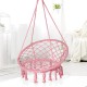 Cotton Metal Swing Seat Hanging Chair Hammock Max Load 240kg for Outdoor Garden Camping