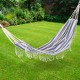 Double Hammock 2 Person Extra Large Canvas Cotton Hammock for Patio Garden Backyard Lounging Outdoor and Indoor
