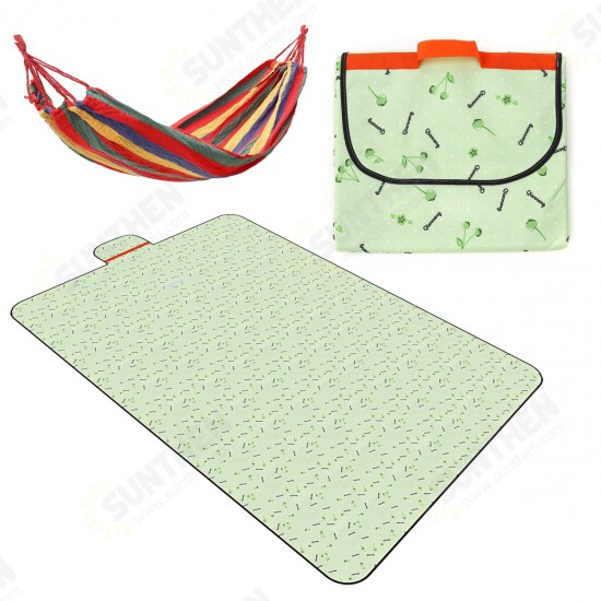 Folding Picnic Mat Waterproof Sleeping Pad Blanket Pad with Hammock Outdoor Camping Picnic Travel Folding Picnic Mat Waterproof Sleeping Pad Blanket Pad with Hammock Outdoor Camping Picnic Travel