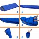 Waterproof 210x75CM Sleeping Bag Single Person for Outdoor Hiking Camping Warm Soft Adult Home Suit Case