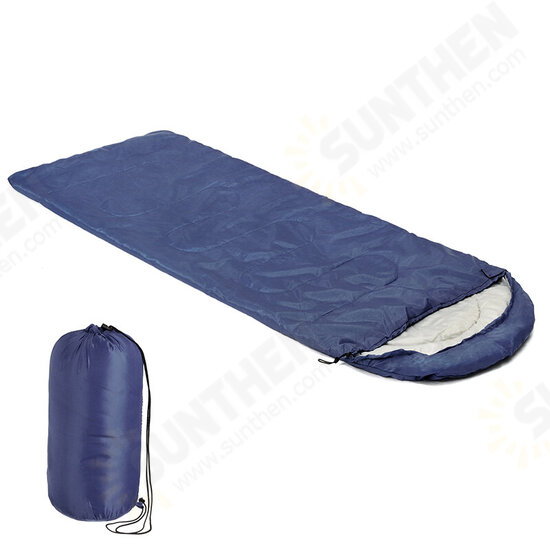 Waterproof 210x75CM Sleeping Bag Single Person for Outdoor Hiking Camping Warm Soft Adult Home Suit Case