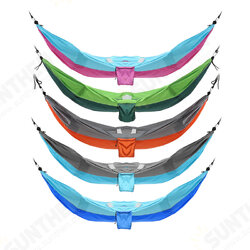 250x140cm Double Person Hammock Parachute Hammock Hanging Sleeping Bed Swing Chair Outdoor Camping Travel 250x140cm Double Person Hammock Parachute Hammock Hanging Sleeping Bed Swing Chair Outdoor Camping Travel