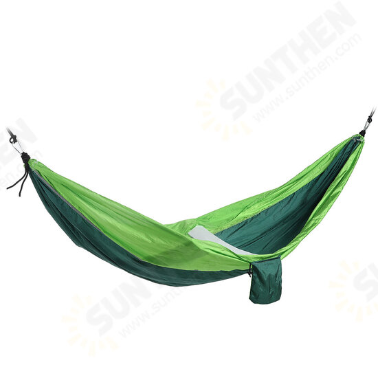 250x140cm Double Person Hammock Parachute Hammock Hanging Sleeping Bed Swing Chair Outdoor Camping Travel