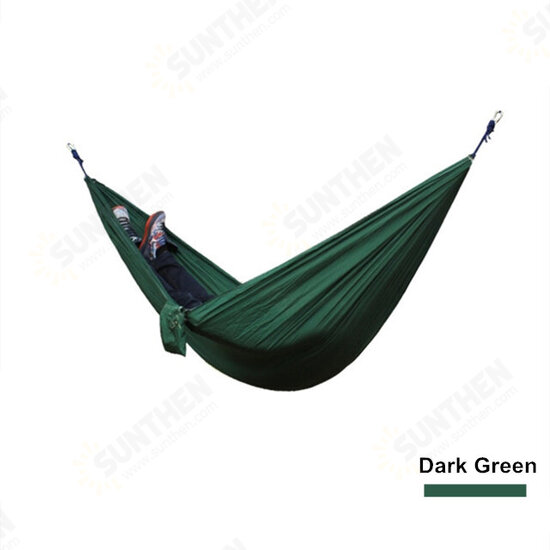 270x140CM Double Hammock 210T Nylon Hanging Swing Bed Outdoor Camping