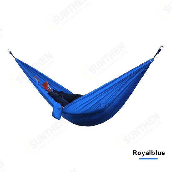 270x140CM Double Hammock 210T Nylon Hanging Swing Bed Outdoor Camping