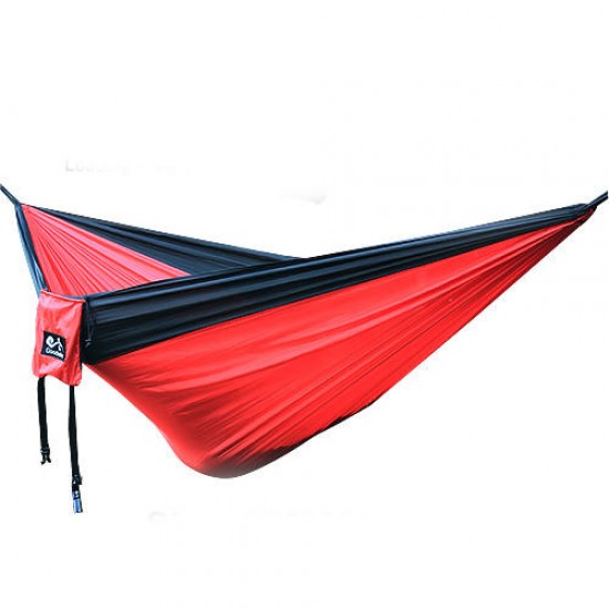 270x140CM Outdoor Portable Double Hammock Parachute Hanging Swing Bed Camping Hiking