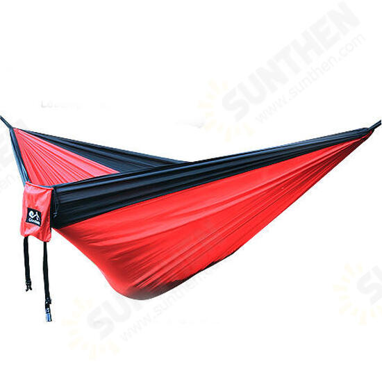 270x140CM Outdoor Portable Double Hammock Parachute Hanging Swing Bed Camping Hiking