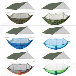 300KG Max Load Camping Hammock And Canopy Portable Nylon Quick Dry Hammock for Hiking Camping Survival Travel 300KG Max Load Camping Hammock And Canopy Portable Nylon Quick Dry Hammock for Hiking Camping Survival Travel