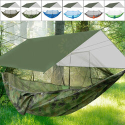 300KG Max Load Camping Hammock And Canopy Portable Nylon Quick Dry Hammock for Hiking Camping Survival Travel 300KG Max Load Camping Hammock And Canopy Portable Nylon Quick Dry Hammock for Hiking Camping Survival Travel