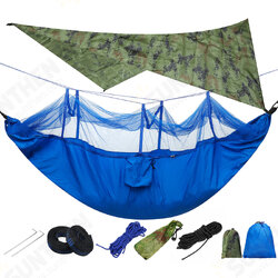 Lightweight Portable Camping Hammock and Tent Awning Rain Fly Tarp 2000 Waterproof Mosquito Net Hammock Canopy 210T Nylon Hammocks Tree Straps Sun Shelter Sky Screen Lightweight Portable Camping Hammock and Tent Awning Rain Fly Tarp 2000 Waterproof Mosquito Net Hammock Canopy 210T Nylon Hammocks Tree Straps Sun Shelter Sky Screen