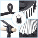 Max 330Lbs/150KG Hammock Chair Hanging Rope Swing with 2 Cushions Included Large Tassel Hanging Chair with Pocket Max 330Lbs/150KG Hammock Chair Hanging Rope Swing with 2 Cushions Included Large Tassel Hanging Chair with Pocket