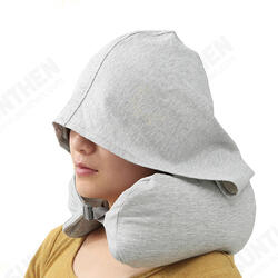 Multi-functional U-shape Pillow Camping Shading Rest Hat Neck Support Pillow Accessories Supplies