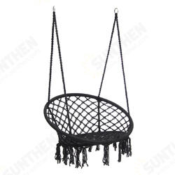 Outdoor Hanging Hammock Woven Rope Chair Seat Indoor Bedroom Children Round Swing Bed Outdoor Hanging Hammock Woven Rope Chair Seat Indoor Bedroom Children Round Swing Bed