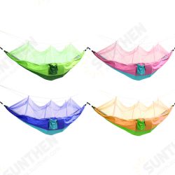 Outdoor Mosquito Net Double Hammock Hanging Swing Bed Parachute Nylon For Camping Travel Outdoor Mosquito Net Double Hammock Hanging Swing Bed Parachute Nylon For Camping Travel