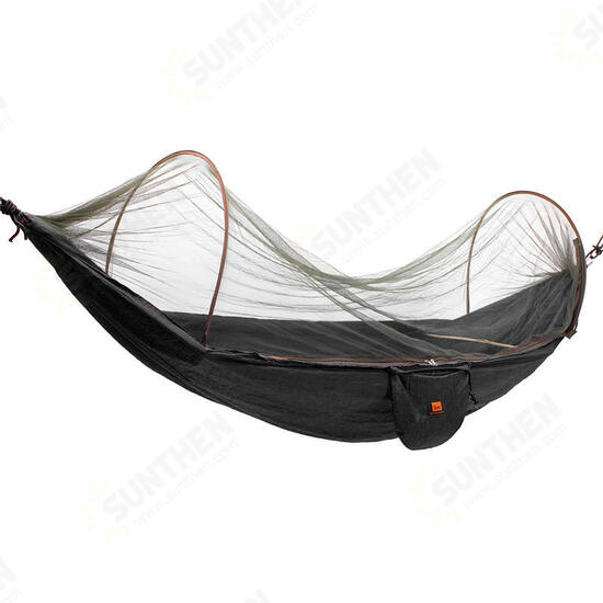 Outdoor Portable Camping Parachute Hammock Hanging Swing Bed With Mosquito Net