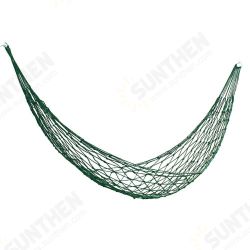 Outdoor Portable Mesh Net Nylon Hammock Hanging Swing Sleeping Bed Max Load 100kg Camping Hiking
