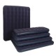 PVC Inflatable Bed Inflatable Mattress Air Mattress Bed Single Double Wide Soft Mattress Comfortable Outdoor Home