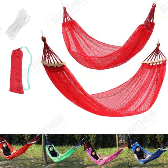 Portable Hammocks Single People Leisure Sleeping Hamaca Hanging Bed Camping Travel