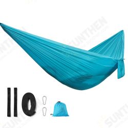 Portable Nylon Hammock Lightweight Outdoor Camping Garden Swing Hanging Chair Max Load 200KG Portable Nylon Hammock Lightweight Outdoor Camping Garden Swing Hanging Chair Max Load 200KG