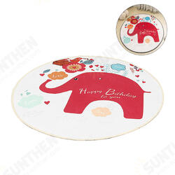 Round Carpet Animals Baby Rug Elephant Floor Mat Non-Slip Multifunctional Chair Mat Round Carpet Animals Baby Rug Elephant Floor Mat Non-Slip Multifunctional Chair Mat