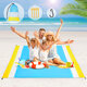 4-6 People Beach Mat 210T Polyester Waterproof Lightweight Large Picnic Mat Outdoor Camping Beach Yard