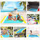 4-6 People Beach Mat 210T Polyester Waterproof Lightweight Large Picnic Mat Outdoor Camping Beach Yard