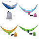 Single People Hanging Swing Bed Camping Hammock Outdoor Garden Travel with Storage Bag Carabiner Max Load 300kg Single People Hanging Swing Bed Camping Hammock Outdoor Garden Travel with Storage Bag Carabiner Max Load 300kg