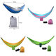 Single People Hanging Swing Bed Camping Hammock Outdoor Garden Travel with Storage Bag Carabiner Max Load 300kg