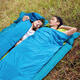 HW050201 Portable Sleeping Bag Seven-hole Cotton Single Sleep Pad With Cap Outdoor Camping from