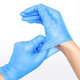 100 Pcs Disposable Blue Nitrile PVC Gloves Prevent Infection Dishwashing Kitchen Cut-Proof Gloves Cleaning Protective Gloves