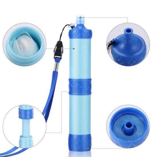 1000L Water Filter Portable Purifier Cleaner Emergency Camping Travel Safety Survival Hydration Drinking Tool