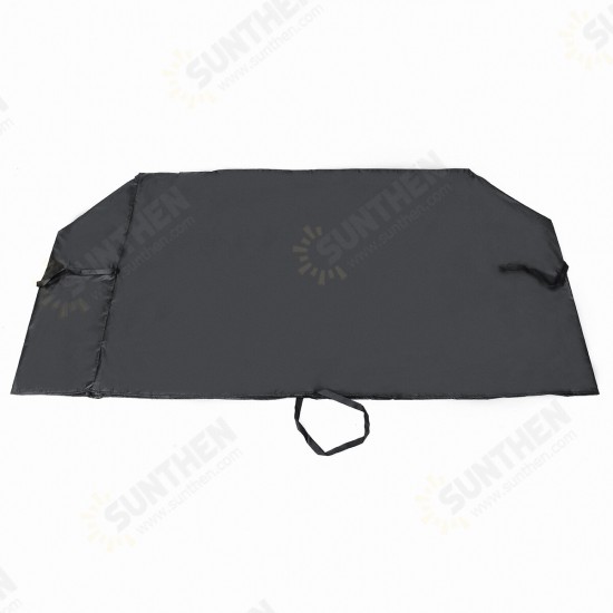 142.2x55.8x101.6 cm BBQ Grill Cover Waterproof Anti-dust Gas Charcoal Barbecue Protector Outdoor Camping