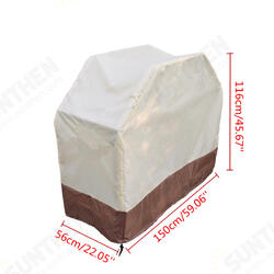 150x56x116CM BBQ Grill Waterproof Cover Outdoor Patio Barbecue Stove Rain Dust Protector 150x56x116CM BBQ Grill Waterproof Cover Outdoor Patio Barbecue Stove Rain Dust Protector