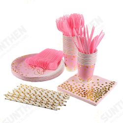 168 Pcs Disposable Tableware Set Camping Picnic BBQ Paper Dinnerware Cup Fork Scoop Disks 168 Pcs Disposable Tableware Set Camping Picnic BBQ Paper Dinnerware Cup Fork Scoop Disks