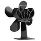 2 Pcs FFAN01 4 Blade Fireplace Fan Eco Friendly Quiet Winter Thermal Heat Power Fan Wood Burner Stove Fan Home Travel - Black 2 Pcs FFAN01 4 Blade Fireplace Fan Eco Friendly Quiet Winter Thermal Heat Power Fan Wood Burner Stove Fan Home Travel - Black
