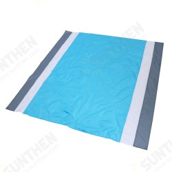 210x200cm Waterproof Beach Blanket 4-6 Persons Lightweight Sand Resistant Beach Mat Picnic Mat with Storage Bag Peg for Camping Hiking 210x200cm Waterproof Beach Blanket 4-6 Persons Lightweight Sand Resistant Beach Mat Picnic Mat with Storage Bag Peg for Camping Hiking