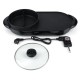 220V Electric Multi Cooker 2-IN-1 Hot Pot BBQ Oven Smokeless Non Stick Barbecue Roasting Baking Plate