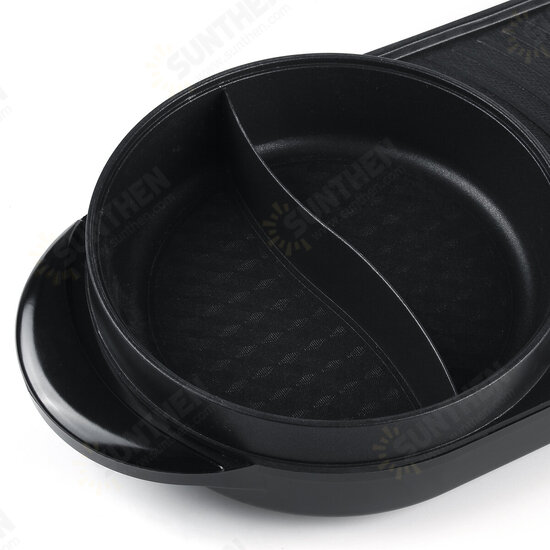 220V Electric Multi Cooker 2-IN-1 Hot Pot BBQ Oven Smokeless Non Stick Barbecue Roasting Baking Plate 220V Electric Multi Cooker 2-IN-1 Hot Pot BBQ Oven Smokeless Non Stick Barbecue Roasting Baking Plate