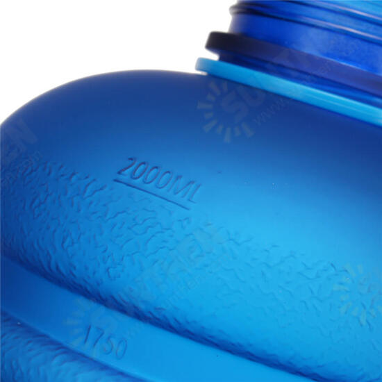 2.2L Outdoor Sports Portable Water Bottle Fitness Gym Dumbbell Drinking Cup Kettle Camping Hiking