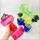 2.2L Unisex Sports Water Bottles Leakproof Unbreakable Plastic Bottle Shaker Yoga Fitness Dumbbell Kettle