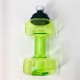 2.2L Unisex Sports Water Bottles Leakproof Unbreakable Plastic Bottle Shaker Yoga Fitness Dumbbell Kettle