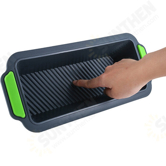 29.2x12.8x6.2cm Silicone Cake Mold DIY Non-stick Bread Toast Mould Loaf Pastry Baking Mold Bakeware 29.2x12.8x6.2cm Silicone Cake Mold DIY Non-stick Bread Toast Mould Loaf Pastry Baking Mold Bakeware