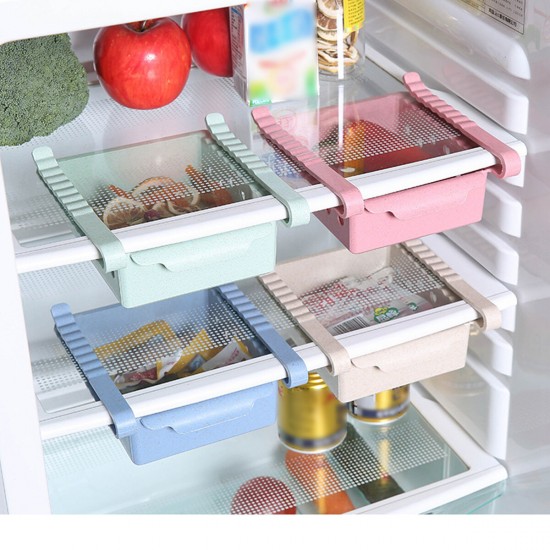 2L Refrigerator Storage Rack Food Organizer Shelf Box Pull-out Drawer Holder Camping Picnic