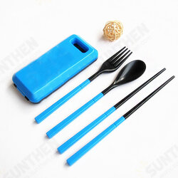 3 Pcs ABS Fork Spoon Chopstick Folding Tableware Camping Picnic Travel Portable Chinese Dinnerware Sets 3 Pcs ABS Fork Spoon Chopstick Folding Tableware Camping Picnic Travel Portable Chinese Dinnerware Sets