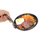 3 Sizes Cast Iron Steak Fajita Sizzling Platter Plate BBQ Grill Pan Cooking Wooden Holder 3 Sizes Cast Iron Steak Fajita Sizzling Platter Plate BBQ Grill Pan Cooking Wooden Holder