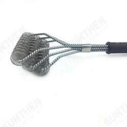 3 Wires Grill Cleaning Brushes Camping BBQ Cleaner Notched Scraper Brass Bristles 3 Wires Grill Cleaning Brushes Camping BBQ Cleaner Notched Scraper Brass Bristles