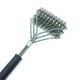 3 Wires Grill Cleaning Brushes Camping BBQ Cleaner Notched Scraper Brass Bristles