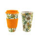 300-450ML Portable Travel Reusable Bamboo Fiber Coffee Cup Eco-Friendly Water Drinking Mug